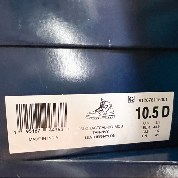 Polo Ralph Lauren Oslo Tactical Leather Boots New in Box - Picture 15 of 16